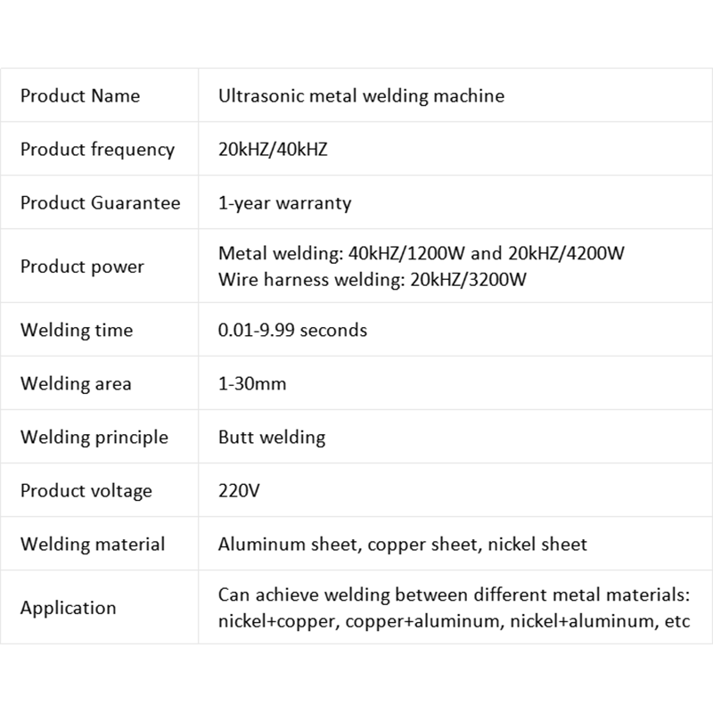 Ultrasonic metal welding machine (1)